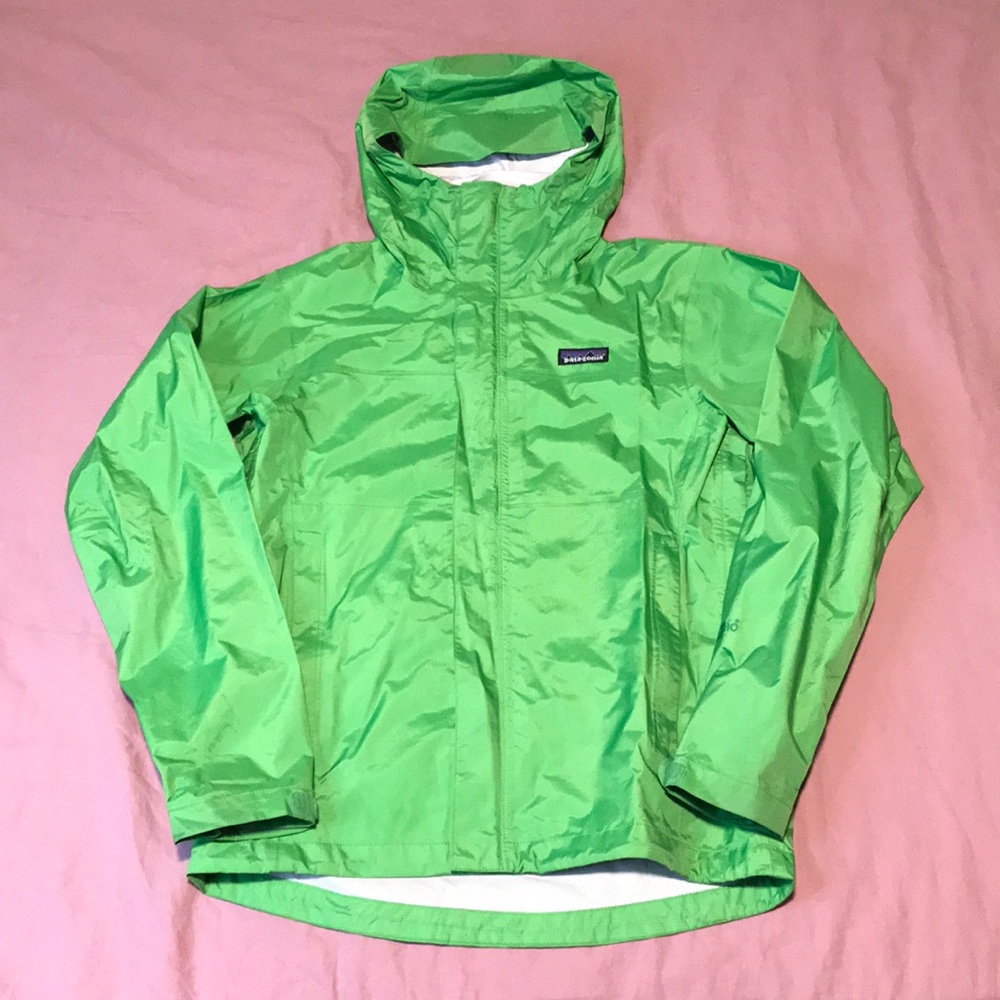 Patagonia Green Raincoat